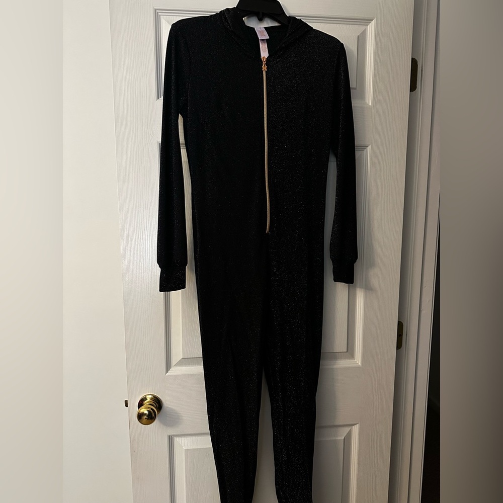 Black Glitter onesie